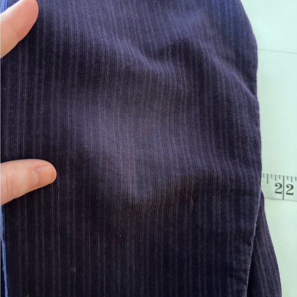 Flax Purple Pinstripe Micro Corduroy Jacket Size Small 100% Cotton Artsy Office - Picture 16 of 16